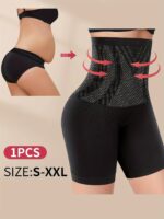Miotan High-Waist Tummy Control Shapewear Panties For Women - Seamless, Butt Lifting, Nylon Blend, Hand Washable - Image 3
