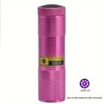 Alonefire 9 Led Uv Light 395-400Nm Led Uv Flashlight - Portable Mini Torch For Curing Money Ore, Moldy Food Detection, Pet Stains, Cat Tinea, Invisible Ink Marker, Without Battery, Uv Light For Money, Pet Stain Removal, Compact Design - Image 13