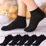 5 Pairs Of Summer Mesh Breathable Classic All-Match Boat Socks - Image 2