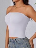 Seamless Strapless Bandeau Bra For Women - Comfortable, Non-Slip, Back Support Design, Perfect For Layering Or Wear Alone - Image 5