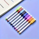 8-Pack Dustless Dry Erase Markers For Whiteboards - Non-Toxic, Quick Dry, Fade Resistant, Multi-Surface Writing Tools For Ages 14+ - Image 4