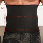 Men'S Sports Performance Belt - Black & Silver, Stretchy Polyester, Machine Washable, Ideal For Fitness Training & Sauna Use, Gym Belt|Stretchy Fabric|Durable Belt, Gym Belt - Image 7