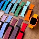 Magnetic Strap For Apple Watch Ultra 49Mm Folding Buckle Type Watch Band For Iwatch Series 8 Se 7 6 5 4 3 45Mm 41Mm 40Mm 44Mm 42Mm 38Mm Bands, Smartwatch Accessory, Wearable Tech Accessory, Modern Smartwatch Band, Sleek Watchband Design, Highquality, Comfortable Wristband, Adjustable Watchband, Gadget Lovers, Fitness Tracker Wearers