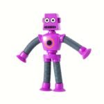 Diy Transforming Suction Cup Robot Toy For Youngsters 6-8 - Creative & Educational Sensory Play, Telescopic Pop Tube Design In Purple/Red/Blue/Yellow - Image 9