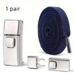 8Mm 2024 No Tie Shoe Laces Press Lock Insert Fixed Shoelaces Without Ties Elastic Laces Sneaker Adult Flat Shoelace For Shoe - Image 13