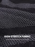 Meiyating Plus Size High-Waist Shaping Pants For Women - Seamless, Tummy Control, Breathable Mesh Fabric, Solid Color Black, Elegant Style, Hand Washable - Xl-5Xl, Plus Size Pants - Image 4