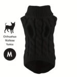1Pc Cozy Knit Cat & Dog Sweater - Soft Acrylic Pullover For Small To Medium Pets, Winter & Fall Warmth, 7 Color Options, Machine Washable - Image 19
