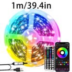 Smart Bedroom Led Lights, Rgb Music Sync Bar Lights With 44-Key Remote Control + App Control, Multiple Modes, Dimming, Flashing, Suitable For Bedroom, Living Room, Halloween, Christmas Gifts, Holiday Parties, And Wedding Decorations - Image 3