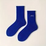 4Pairs Men'S Casual Sports Socks, Breathable Comfy Sweat Absorption Stockings, Skateboard Socks, Men'S Trendy Socks For Spring Summer - Image 3