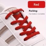 1 Pair Vibrant Elastic No-Tie Shoelaces For Sneakers - Quick & Easy Slip-On Design, Durable Acetate Fiber, Assorted Colors - Image 11