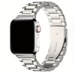 Stainless Steel For Apple Watch Band Compatible With Series 1-11 & Se/Se2/Ultra - Heavy Duty Metal Strap, Compatible With 38Mm/40Mm/41Mm/42Mm/44Mm/45Mm/49Mm Case - Secure Buckle Closure, Scratch-Resistant, Compatible With For Apple Watch Ultra 3/2/1 - Image 10