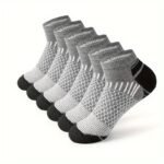 6Pairs Men'S Anti Odor & Sweat Absorption Low Cut Socks, Comfy & Breathable Socks, For Daily & Outdoor Wearing, All Seasons Wearing - Image 4