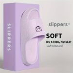 1 Pair Eva Slippers For Couples, Cartoon Bear Design, Comfortable Non-Slip Thick Sole, All-Season Casual Home Bathroom Sandals, Hand Washable, House Slippers - Image 5