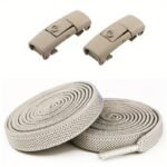 Easy-Clip No-Tie Elastic Shoelaces For Men & Women - 1 Pair, Durable Polyester & Spandex, Hassle-Free Sneaker Laces - Image 16