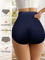 High-Waisted Shaping Women'S Underwear Made Of Breathable Mesh, Featuring Cross-Body Support, Seamless, Triangular Design For Body Sculpting And Lifting. - Image 3