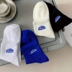 4Pairs Men'S Casual Sports Socks, Breathable Comfy Sweat Absorption Stockings, Skateboard Socks, Men'S Trendy Socks For Spring Summer - Image 8