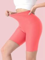 Plus Size Women'S Sports Leggings, Sauna Shorts, High-Waisted Yoga Pants, Suitable For Sweating Fitness Wear, Suitable For Yoga, Running, Fitness - Image 10