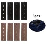 4Pcs Elastic Waistband Extenders For Jeans And Pants - Seamless Instant Button Expansion, Adjustable Comfort Fit For Men And Women, Polyester, Lightweight, Knit Fabric, Secure Button Closure|Knitted Texture|Polyester 100.00% - Image 9