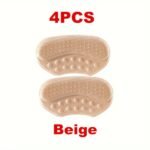 4/8/12Pcs Heel Sticker, Memory Foam, Anti-Drop, High Heel Shoes Heel Anti-Wear Foot Sticker, Big Change Small Artifact, Loafer Shoes, Leather Shoes, Half Size Pad, Change One Size, Half Size, Length 3.51In/9Cm, Width 1.97In/5Cm For Heel - Image 5