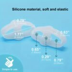 2Pcs Soft Gel Toe Separators With 2 Loops - Comfortable Silicone Toe Spacers For Daily Ues, Yoga And Everyday Relaxation - Flexible Durable And Reusable Design - Toe Spreaders For Foot Care, Ideal For Men & Women - Applicable To All Kinds Of Shoes - Image 2