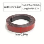 Strong Adhesive Magnetic Tape Roll - 3.3Ft, 2/5'' Wide, Multiple Thicknesses (1Mm/1.5Mm/2Mm), Ideal For Crafts, Whiteboards & Fridge Organization - Image 5