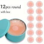 12Pcs Silicone Nipple Covers, Reusable Breast Petals Lift Invisible Bras Pasties, Bra Padding Sticker Patches, Adhesive Pads For Women, Fashion Accessories | Seamless Design | Reusable Covers - Image 5