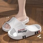 Women'S Cartoon Pattern Eva Slip-On Indoor House Slippers, Non-Slip Casual Comfortable Sports Style Home Slippers For Spring & Autumn - Image 3