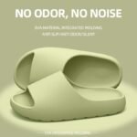 Lightweight Eva Slippers For Men And Women - Non-Slip, Comfortable Indoor And Outdoor Wear, White With Black Accents, All-Season Wear, Casual Home Shoes|Minimalist Design|Eva Upper Material - Image 10