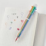 6-Color Ballpoint Pen Multi-Color Gel Pen Graffiti Marker Pen Stationery For School - Image 5