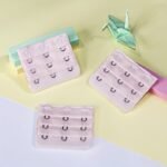 6Pcs Elastic Bra Strap Extenders - Adjustable Comfortable Bra Band Extenders For Braless Look, 3 Colors (White/Beige/Black) With Metal Hooks, Discreet Under Clothing, Women'S Lingerie Accessories, Comfort Enhancement, Simple Design, Flexible Extender - Image 7