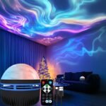 1Pc Northern Lights Led Atmosphere Projection Light - 7 Modes, Starry Rotation Projector With Remote Control, Usb Powered, Ideal For Living Room & Bedroom Decoration, Perfect Valentine'S Day Gift, Bedroom Atmosphere Light | Vibrant Northern Sky Display | Led Projection Light, Light Decor - Image 5