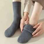 3/10 Pairs Of Thick Winter Velvet Snow Socks For Men, Soft Plush Warm Boot Socks, Suitable For Outdoor Work And Leisure, A Gift For Husbands, Fathers, Or Boyfriends, Knitted Items In European Sizes (39-45) And Us Sizes 9-11. - Image 6