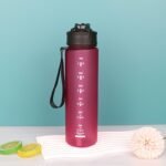 1Pc750Ml/21Oz Water Bottles With Straw, Large Capacity Motivational Time Marker Water Bottle Reusable Plastic Leakproof Durable Water Jug For Gym Work Travel And Outdoor Sports - Image 10