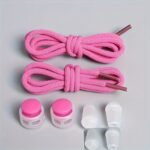 Trendy All-Match Shoe Laces With Buckle Fixing Artifact, Colorful Elastic Laces That Don'T Need To Be Tied, Lazy People'S Laces That Don'T Need To Be Tied, 8Pcs Set, Elastic, Shoe Laces - Image 20