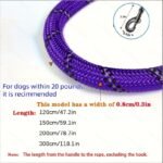 Reflective Dog Leash With Comfortable Padded Handle - Double Heavy Duty Traction Rope For Strong Dogs - Enhance Safety And Control On Walks Christmas Gift - Image 2