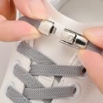 1 Pair Of Shoe Laces, 2 Elastic Bands And 2 Buckle, Elastic Shoe Laces Solid Color Classic Shoe Laces Suitable For Casual Shoes Sports Shoes - Image 10