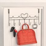 Contemporary Wall Mounted Hook Rack, Painted Finish, Multi-Purpose Organizer For Home And Office Use - Image 10