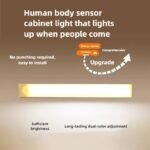 200Mah 400Mah Rechargeable Led Motion Sensor Night Light - Street & Area Lighting - Wireless Usb Powered, Auto-On Motion Detector, Under Cabinet Lighting, Warm/White Color Options, Perfect For Kitchen, Wardrobe, Dormitory, Hallway, Stairs - Image 4