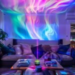 Northern Lights Led Atmosphere Projection Lamp Rgb Remote Control, Galaxy Star Projector, Bedroom Night Light Projector, Star Projector, Adult Room Decoration, Home Theater, Ceiling, Gift Decoration, Camping, Wedding Decoration, Magical Projection Lamp Gifts, Holiday Party, Home Decor, Christmas Gift, Best For Christmas - Image 6