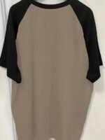 Everyday Women'S Y2K T-Shirt - Colour Blocked Sleeves, Round Neck, Short Sleeves, Polyester Blend Fabric, "215.9Cm Letters And Numbers Printed On The Same Pattern As Tuso, Four Seasons Jersey Fabric, Machine Washable. - Image 4