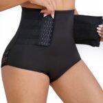 Abdominal Tuck Pants For Women, Waist-Tightening And Hip-Lifting Corset With Lace Trim, Triangle Buckle Reinforcement, Belly Reduction And High-Waisted Shapewear