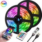 Rgb Led Strip Lights, 100-4000Cm Flexible Strip, Usb 5V, App Remote Control, Dimmable Color Changing, Adjustable, For Tv Backlight, Game Room, Room Decoration, Non-Rechargeable Button Battery - Image 4