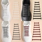 16Pcs Elastic No-Tie Shoelaces 16Pcs Silicone No-Tie Shoelaces, Elastic Quick-Fit, Comfortable, Durable, Time-Saving Replacement Laces For Shoes - Image 4