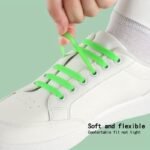 16Pcs Easy-Install No-Tie Silicone Elastic Shoelaces - Waterproof, Stain-Resistant Elastic Laces For Sneakers & Boots - Image 4