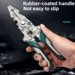 Multifunctional Foldable Wire Strippers: Special Wire Strippers For Electricians, Can Strip Wires, Cut Wires, Twist Water Pipes, Crimp Terminals, Etc., One Pair Is More Than One Pair. Folding Design, Easy To Store. Can Be Used For Electricians, Families, Construction Sites, Etc. - Image 14