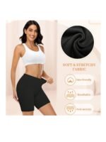 Women'S Plus Simple Shapewear Shorts, Plus Size Solid Tummy Control Butt Lifting Thigh Slimming Boyshorts - Image 6