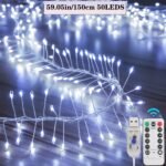 1Pc Usb-Powered Fairy Led String Lights With Remote - 8 Lighting Modes, Timer, Warm White & Multicolor Options - Perfect For Christmas Tree, Bedroom, Ceiling, Garland, Window, Wedding Decorations, Indoor/Outdoor Use - Image 15