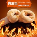Solid Thick Warm Snow Socks, Warm Plush Lined Mid-Calf Floor Socks For Fall & Winter, Women'S Stockings & Hosiery For Winter - Image 2