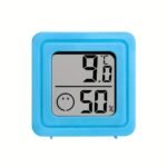 1Pc Digital Thermometer Hygrometer For Home, Car, And Laboratory Use - Battery-Powered, 0.01?C/0.Rh Accuracy, Compact Design With Lcd Display, Ideal For Indoor Temperature And Humidity Measurement, Indoor Thermometer | Modern Thermometer | Durable Plastic Body, Thermometer For Home, Digital Clock For Wall, Digital Wall Clock, Clock Digital, Weather Station, Humidity Meter, Temperature And Humidity Sensor, Temperature Meter, Outdoor Thermometer, Indoor And Outdoor Thermometer, Window - Image 7