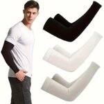A Pair Of High-Elastic Compression Arm Sleeves, Comfortable And Breathable For Both Men And Women. Suitable For Summer Leisure Sports, These Sleeves Are Ideal For Outdoor Travel, Casual Driving, Cycling, And Everyday Use.
